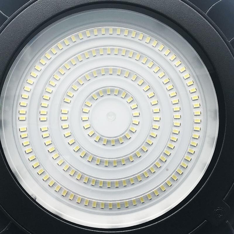 suspension industrielle led highbay ufo 200w ip65 90° - blanc froid 6000k - 8000k - silamp