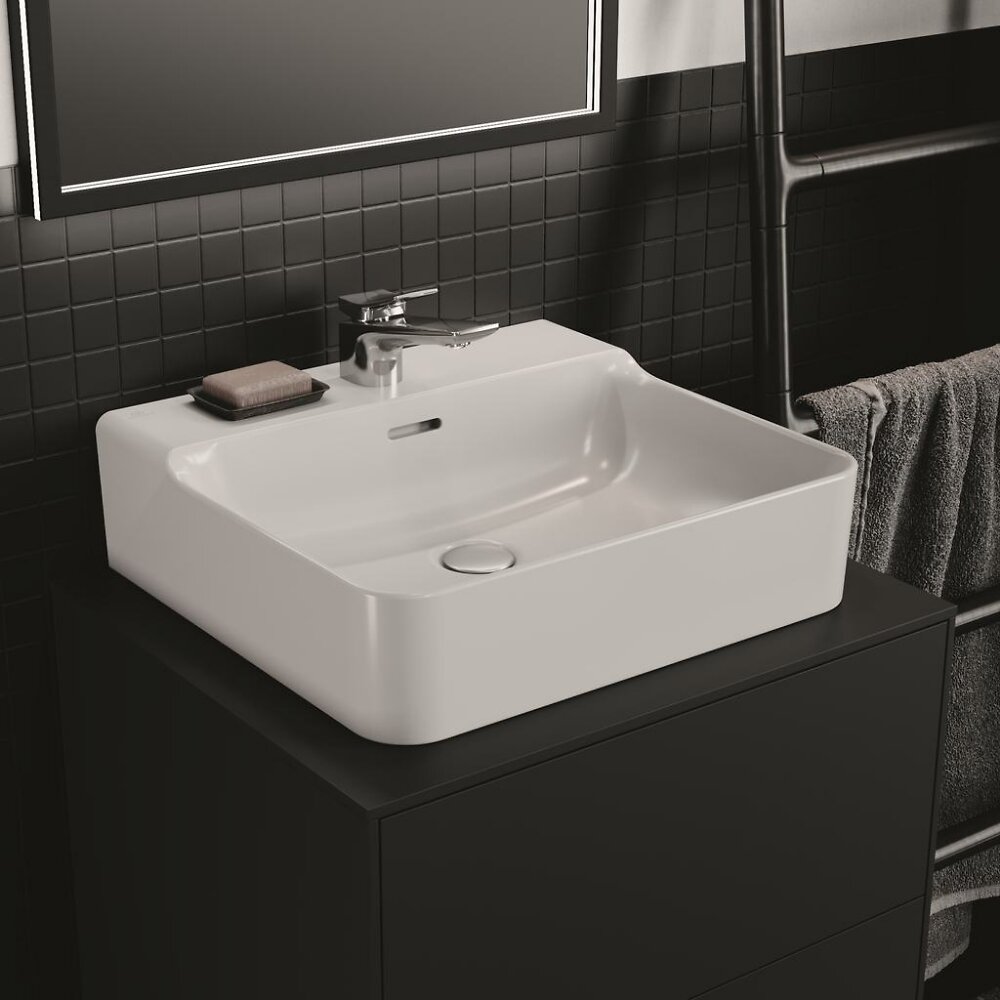 IDEAL STANDARD - IDEAL Mitigeur lavabo Conca avec tirette et vidage, chrome - large