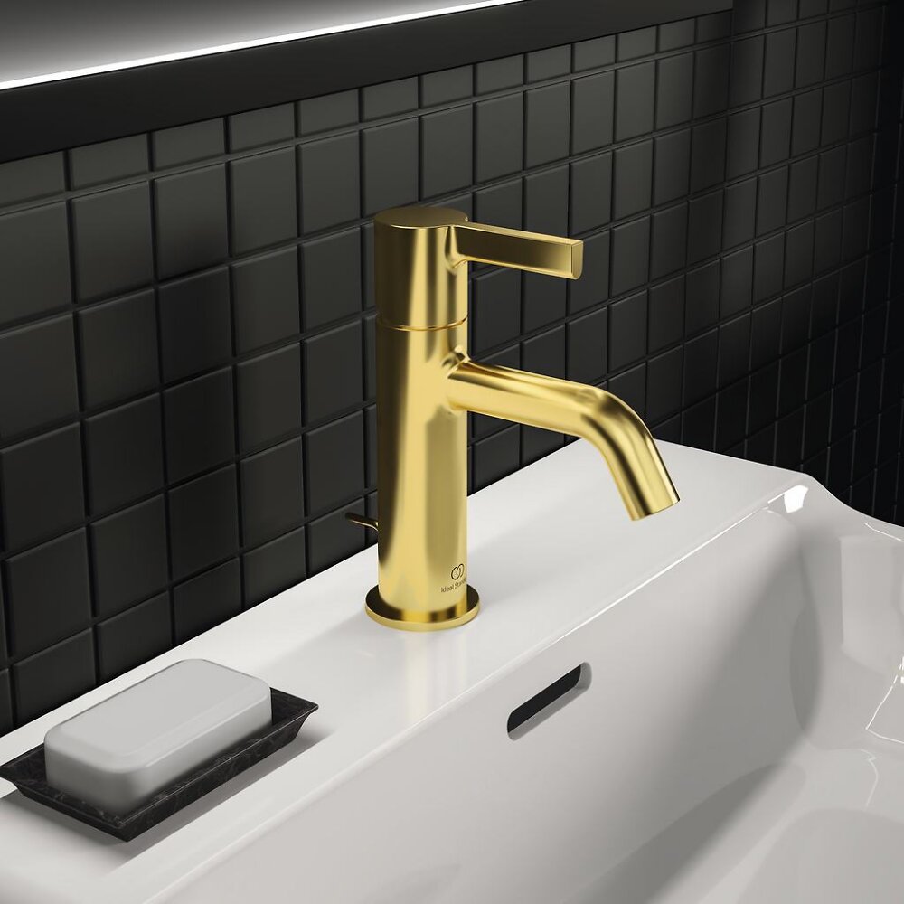 IDEAL STANDARD - IDEAL Mitigeur lavabo Joy avec tirette, or - large
