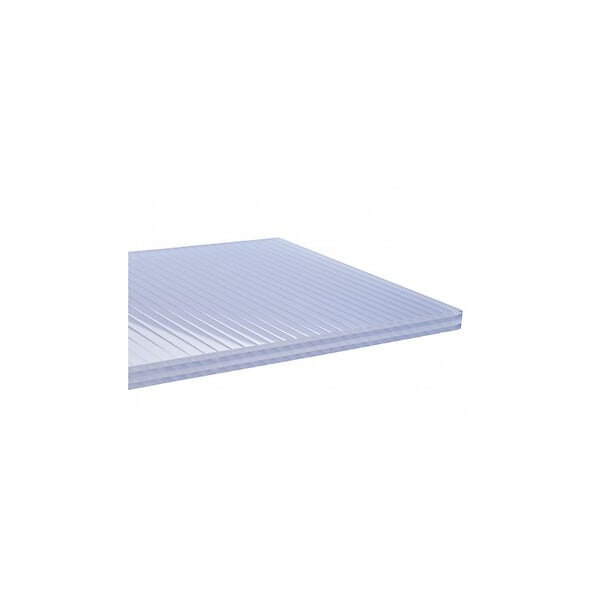 Plaque polycarbonate alvéolaire traité UV, 200 x 105 cm, épaisseur