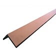 McCover - Profil d'angle bois composite pour bardage Brun rouge, E : 6 cm, l : 6 cm, L : 270 cm - vignette