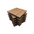 McCover - Pack dalle de terrasse 1m²  modular (11 pièces) Terre cuite, l : 30 cm, L : 30 cm - vignette