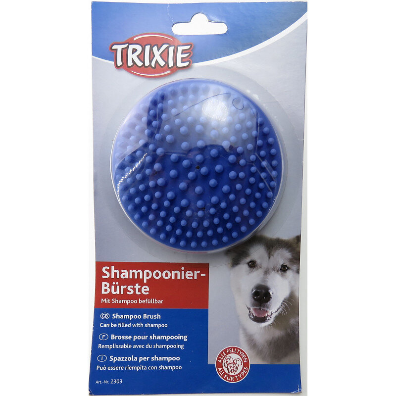 TRIXIE - Brosse pour shampoing pour chien - large