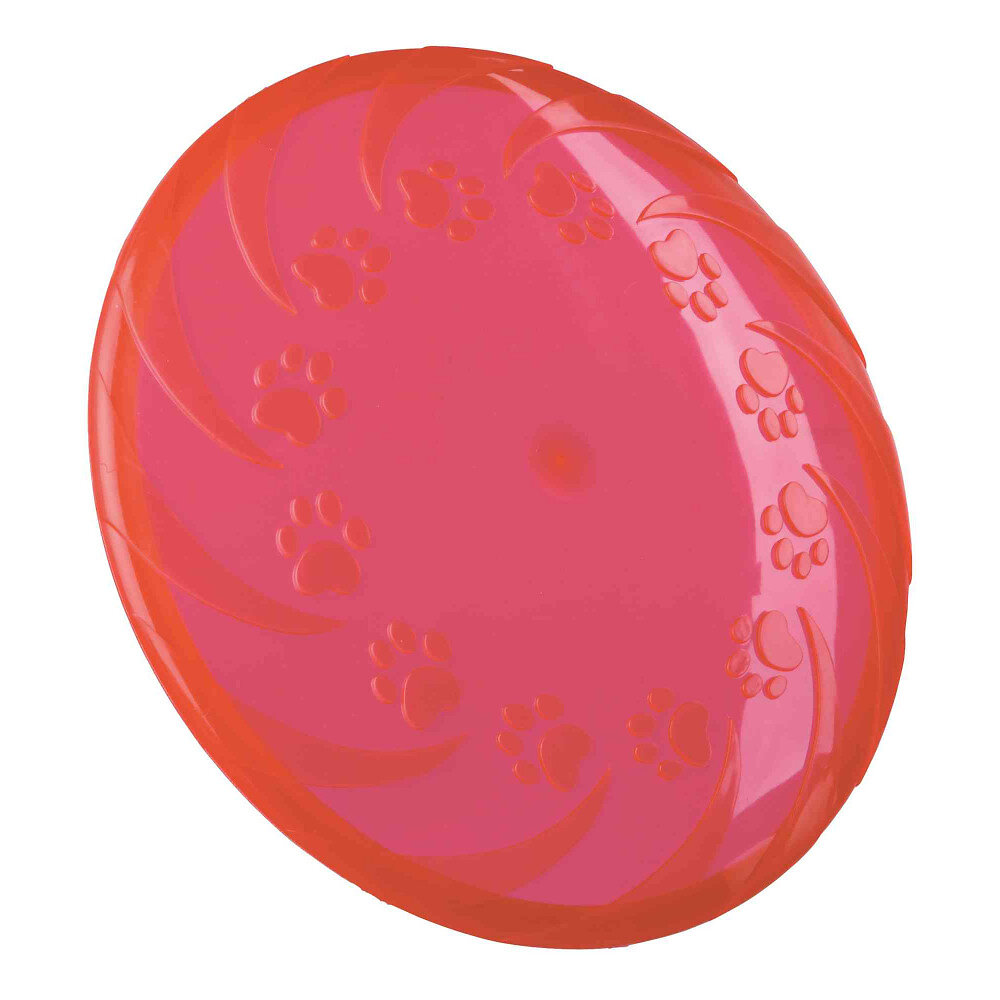 frisbee dog disc, tpr, flottant pour chiens. ø 18 cm coloris: aléatoires