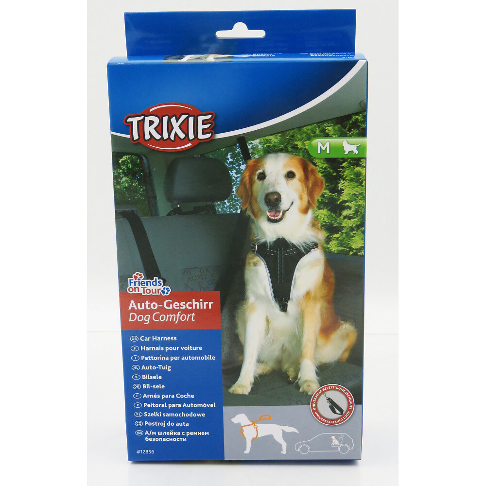 TRIXIE - Harnais pour voiture Dog Confort M pour chien - large