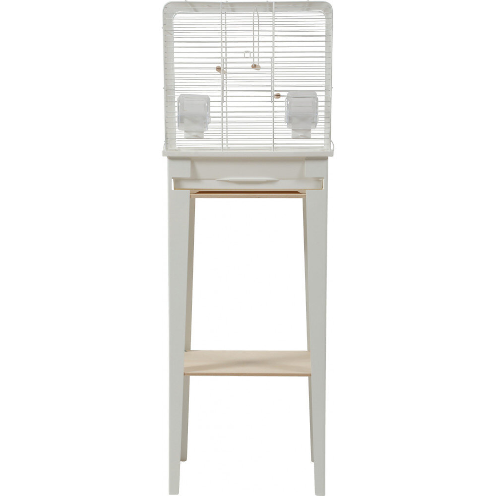 ZOLUX - Cage et meuble CHIC LOFT. taille S.  38 x 24,5 x hauteur 113cm. couleur blanc. - large