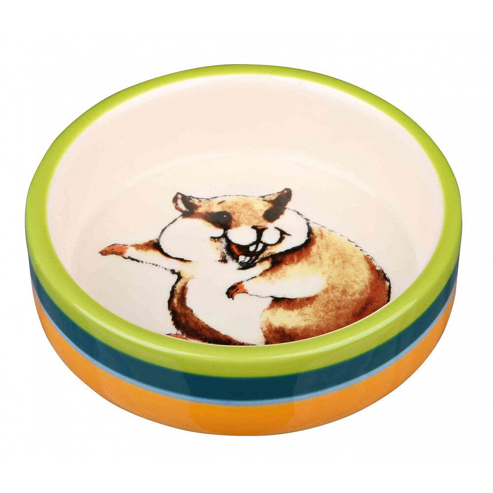 Trixie Gamelle en céramique 80 ml ø 8 cm pour rongeur 