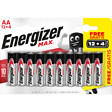 ENERGIZER - Lot De 12 + 4 Piles Alcaline Aa Max, 1.2 V, Energizer - vignette