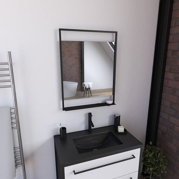 Miroir salle de bain avec eclairage LED - 60x80cm - GO LED - Aurlane
