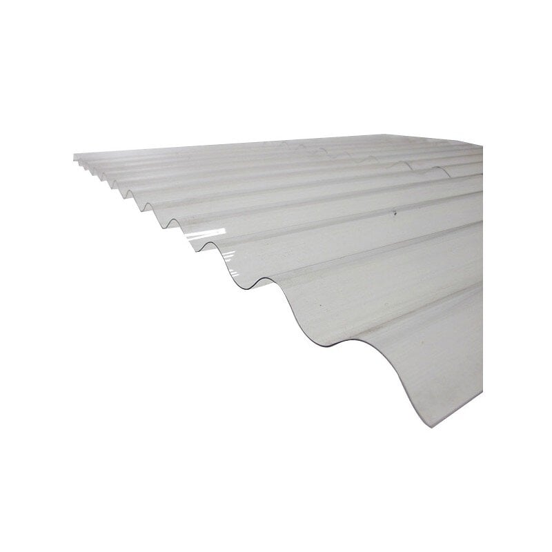 Plaque polycarbonate alvéolaire 16mm Opaline, E : 16 mm, l : 98 cm, L : 2 m