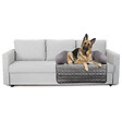 FLAMINGO PET PRODUCT - Protection de canapé - Conrad gris 90 x 90 x 16 cm pour chien - vignette