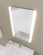 AURLANE - Miroir salle de bain LED auto-éclairant BORDER LINES 70x45 - vignette