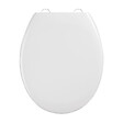 GALEDO - Abattant pour WC blanc - Thermodur avec charnières en plastique déclipsable - SIMPLE WHITE - vignette