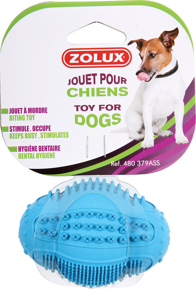 ZOLUX - Jouets dental balle 6 cm assortis - large