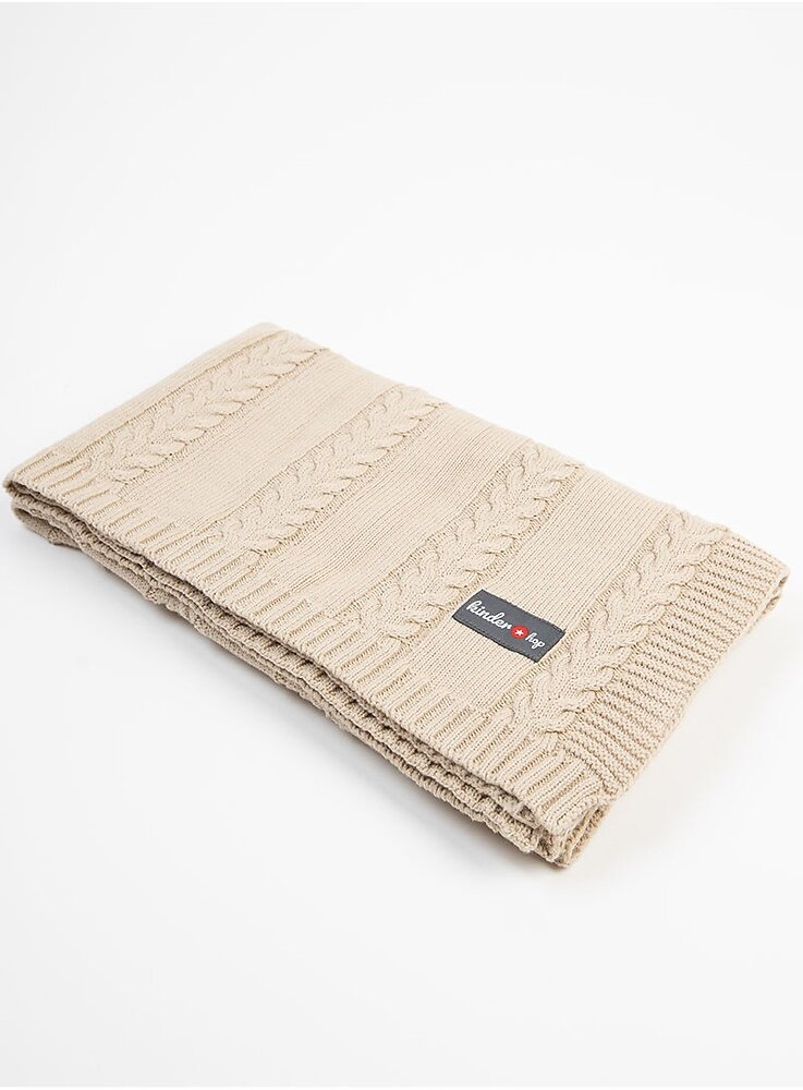 Sonnie Couverture En Tricot De Coton Bebe Enfant Taille 90 X 65 Cm Tissu Doux Couverture Garcon Fille Beige Bricomarche