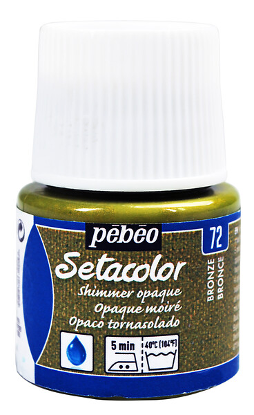 PEBEO - Setacolor opaque  45ml bronze moire - large