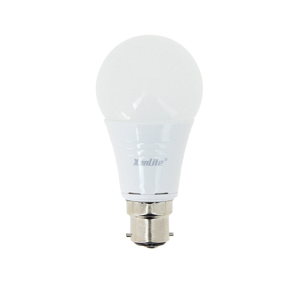 XANLITE - Lot de 2 Ampoules LED A60, culot B22, 10W cons. (60W eq.), lumière blanc chaud - large
