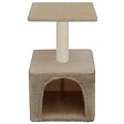 VIDAXL - Arbre à chat avec griffoirs en sisal 55 cm Beige - Accessoires pour chats - Meubles pour chats - Beige - Beige - vignette