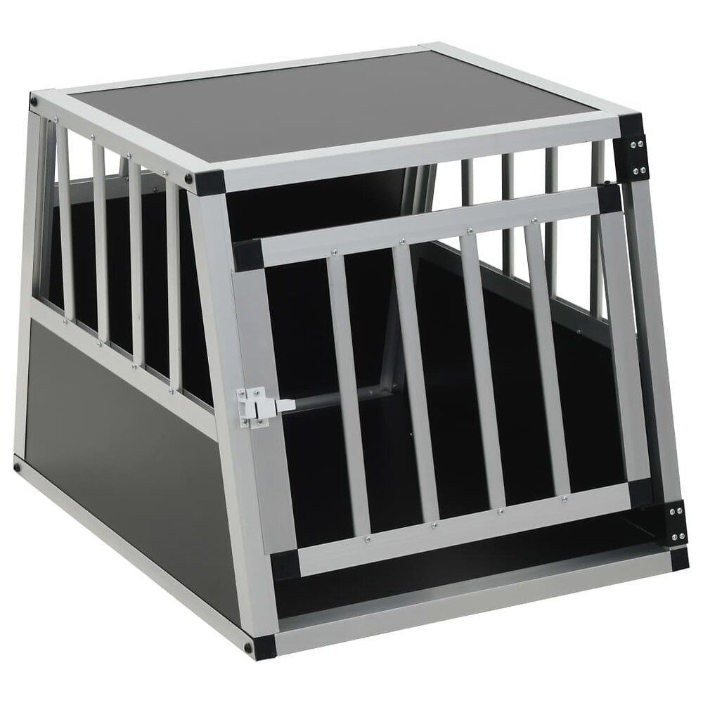Vounot Cage Pour Chien Pliable Avec 2 Portes Verrouillable Plateau Amovible  Et Housse De Protection 107x70x78cm à Prix Carrefour