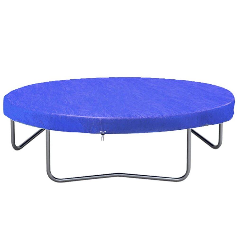 VIDAXL - Housse de trampoline PE 450-457 cm 90 g/m² - Bleu - Jeux de plein air - Accessoires de trampolines - Unisexe - Bleu - Bleu - large