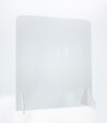TOPCAR - Ecran de protection Plexiglass, transparent, pour comptoir et  commerces - Sans trappe - TOPPLEX800