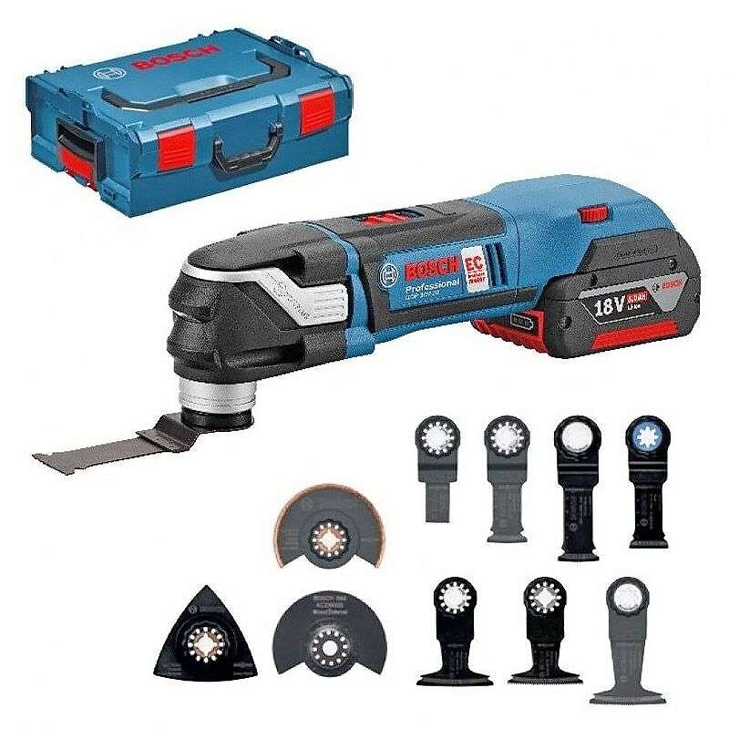 Découpeur Ponceur Sans Fil Bosch Gop 18 V 28 Professional 2 X 5 Ah L Boxx Bricomarché 2312