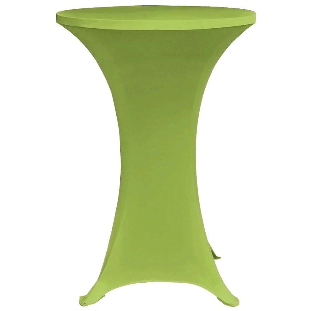 VIDAXL - Housse de table extensible 2 pcs 70 cm Verte - Vert - large