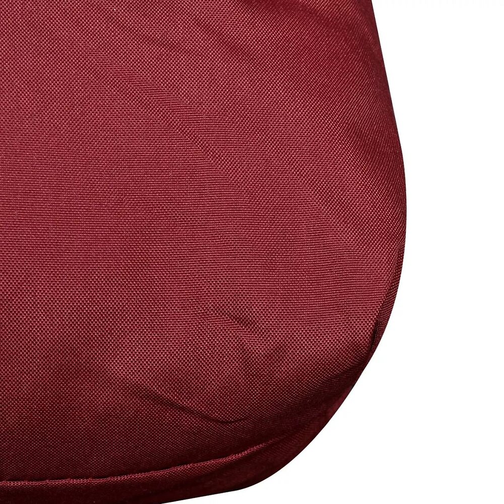 VIDAXL - Coussin d'assise rembourré vin rouge 120 x 80 x 10 cm - Rouge - large