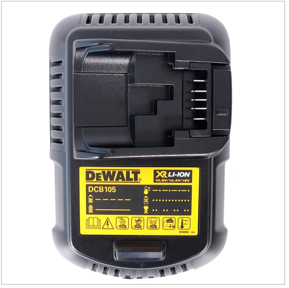 DEWALT - Dewalt Starter Kit Dcb115d2qw 18 V: 2x Batteries Dcb 183 2 Ah + 1x Chargeur Dcb 115 - large