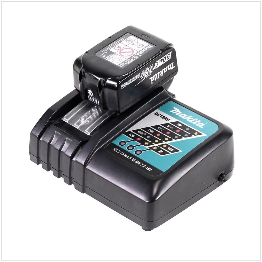 MAKITA - Makita Power-set 1x Chargeur Rapide Dc 18 Rc + 1x Batterie Bl 1850 5,0 Ah - large