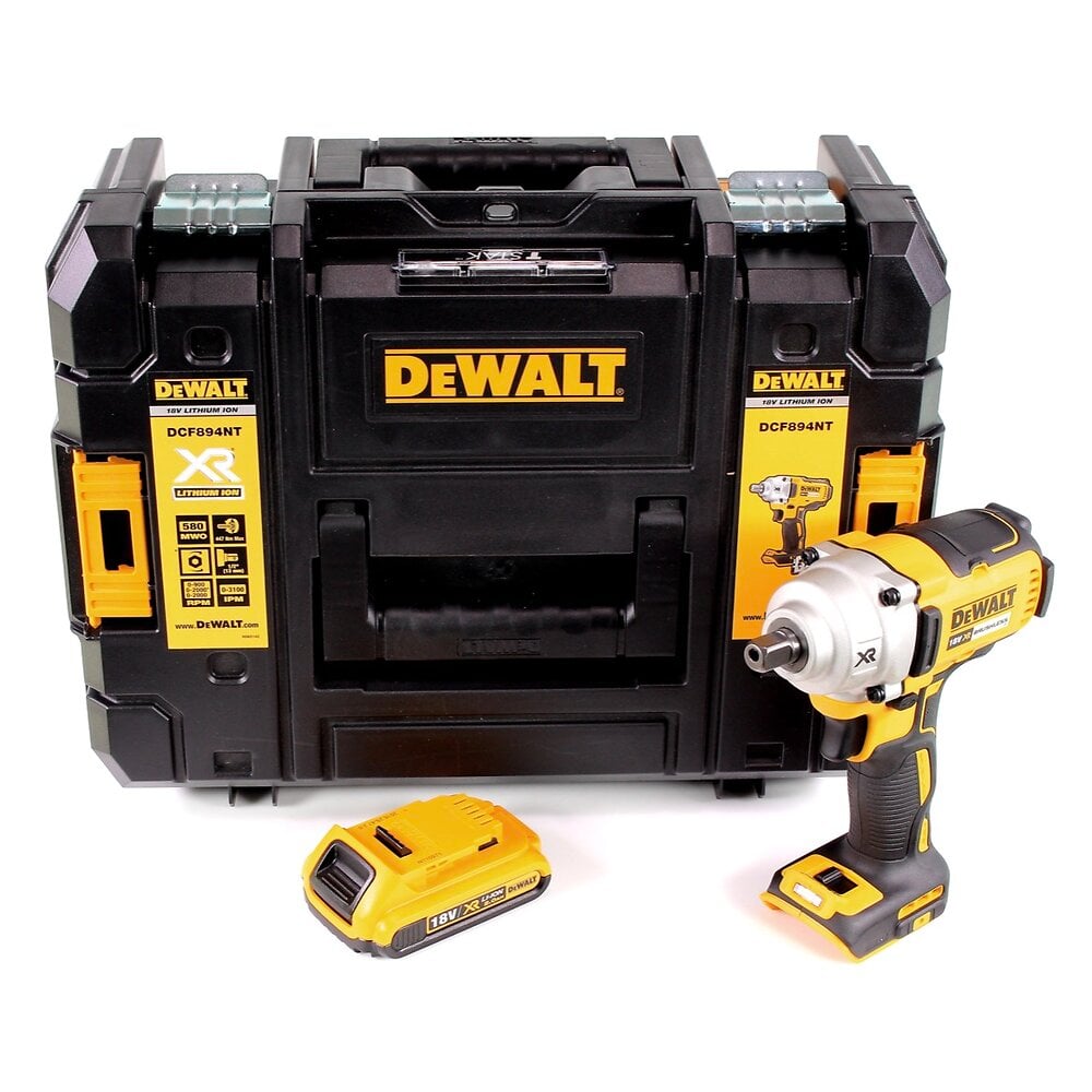 Dewalt Dcf 894 Nt Visseuse À Chocs Sans Fil 18v 1/2 Brushless + 1x ...
