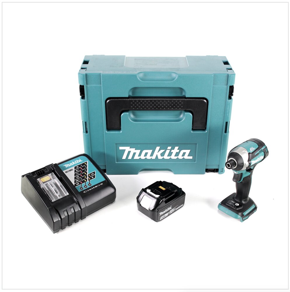MAKITA - Makita Dtd 154 Rf1j 18 V Li-ion Visseuse À Chocs Sans Fil Avec Boîtier Makpac + 1x Batterie Bl1830 3,0 Ah + Chargeur Rapide Dc18rc - large