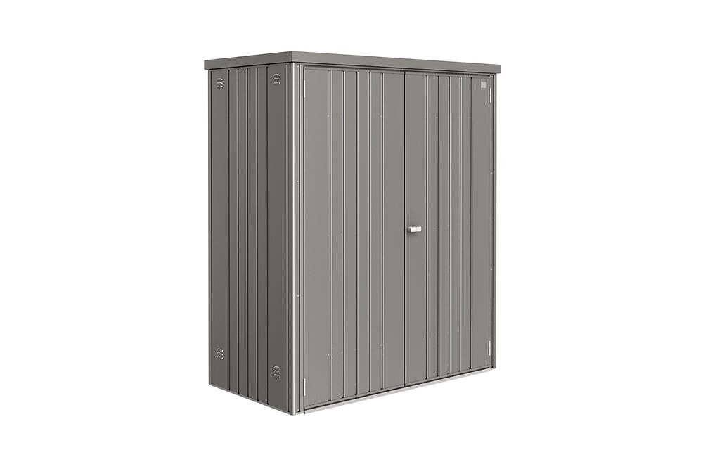 Armoire a outils et accessoires de jardin gris quartz de 155x182.5cm
