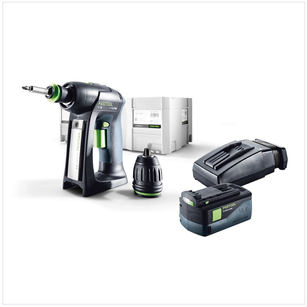 Festool C 18 Libasic Starter Perceusevisseuse Sans Fil Avec Boîtier