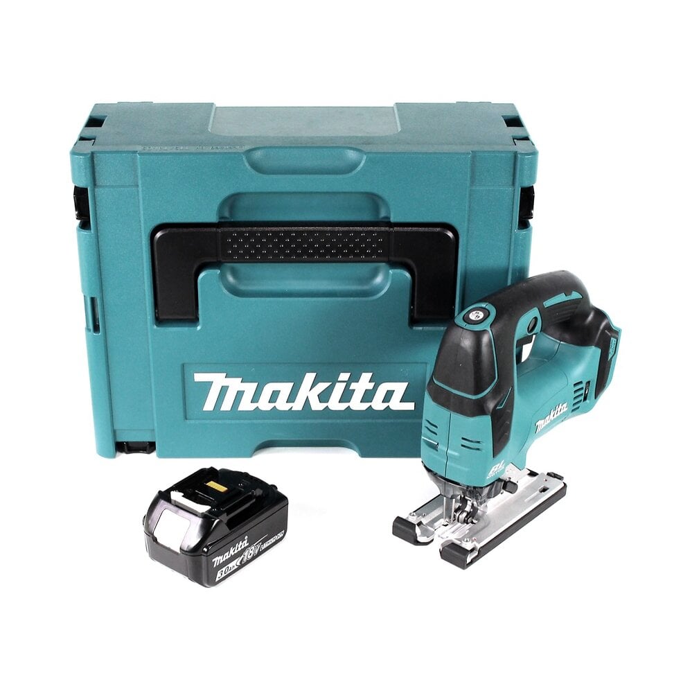 MAKITA - Makita Djv 182 F1j Scie Sauteuse Sans Fil 18v Brushless 26mm + Coffret De Transport Makpac + 1x Batterie Bl1830 3,0 Ah - Sans Chargeur - large
