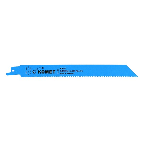 Komet PALLETS 200mm 8-12tpi Lame de scie sabre- 5 pièces. HSS-Bi-Metall  Vario ( 501.340 )
