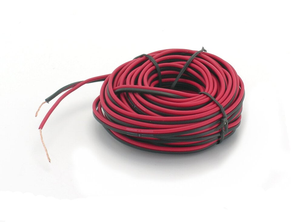 ASTRELL - Câble audio HP 2 x 0,25 mm² - rouge/noir - large