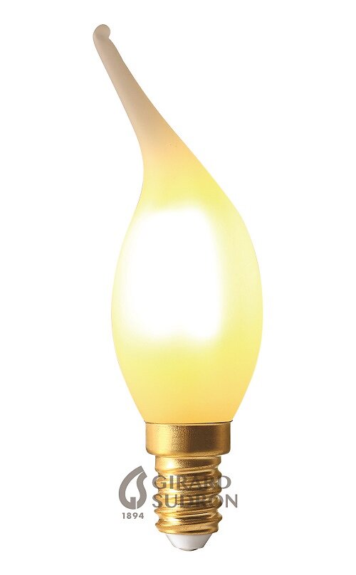 GIRARD SUDRON - Flamme CV4 Filament LED 4W E14 2700K 300Lm Dimmable Mat - large