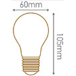 GIRARD SUDRON - Ampoule Standard filament LED 4 loops 4W E27 Blanc doux Smokey - vignette
