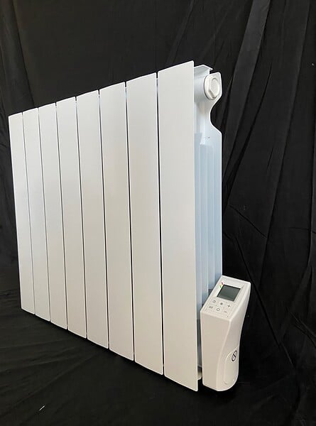 Radiateur électrique basse consommation avec panneau mica 1500w, thermostat  réglable, augmentation immédiate de la température mr1500w PURLINE 57192  Pas Cher 