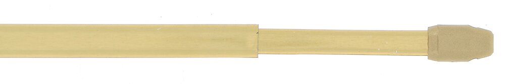 MOBOIS - Tringles plates extensibles  80 à 140cm + 4 pitons doré - large