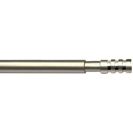 MOBOIS - Tringle 7mm cylindre strié extensible 40 à 65cm nickel - large