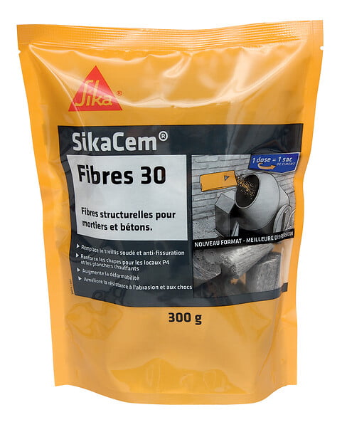 Fibres synthetiques pour micro betons et mortiers 30mm Brico Cash