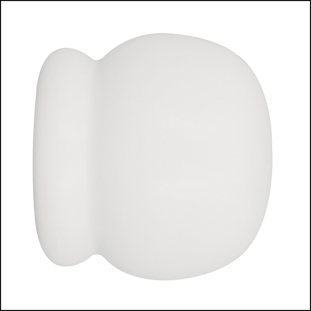 MOBOIS - 2 embouts tringle à rideaux, anglais diamètre 35mm laqué blanc - large