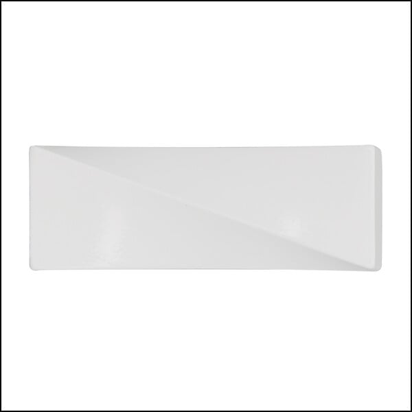Kit blanc : tringle à rideaux + 2 supports sans perçage GEKO BRICO + 2  embouts
