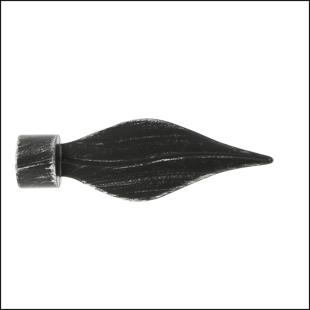 MOBOIS - Embout en métal à visser diamètre 20mm noir argenté - large