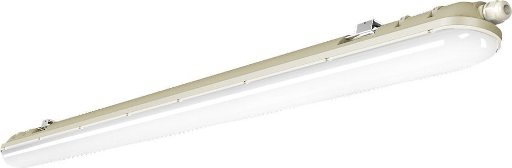 Réglette LED étanche claire (60cm 2700 Lumens 4000K) Blanc - Voltman