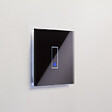IOTTY - Interrupteur simple WiFi intelligent verre noir tactile compatible Google Home Amazon Alexa Iotty-IOTTY - vignette