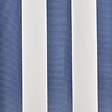 VIDAXL - Toile d'auvent Bleu et blanc 336x246 cm - Pelouses et jardins - Vie en extérieur - Stores extérieurs - Bleu - Bleu - vignette