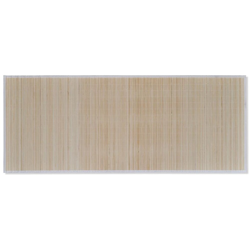 VIDAXL - Tapis en bambou 160 x 230 cm Naturel - Brun - Maison et jardin - Décorations - Petits tapis - Brun - Brun - large